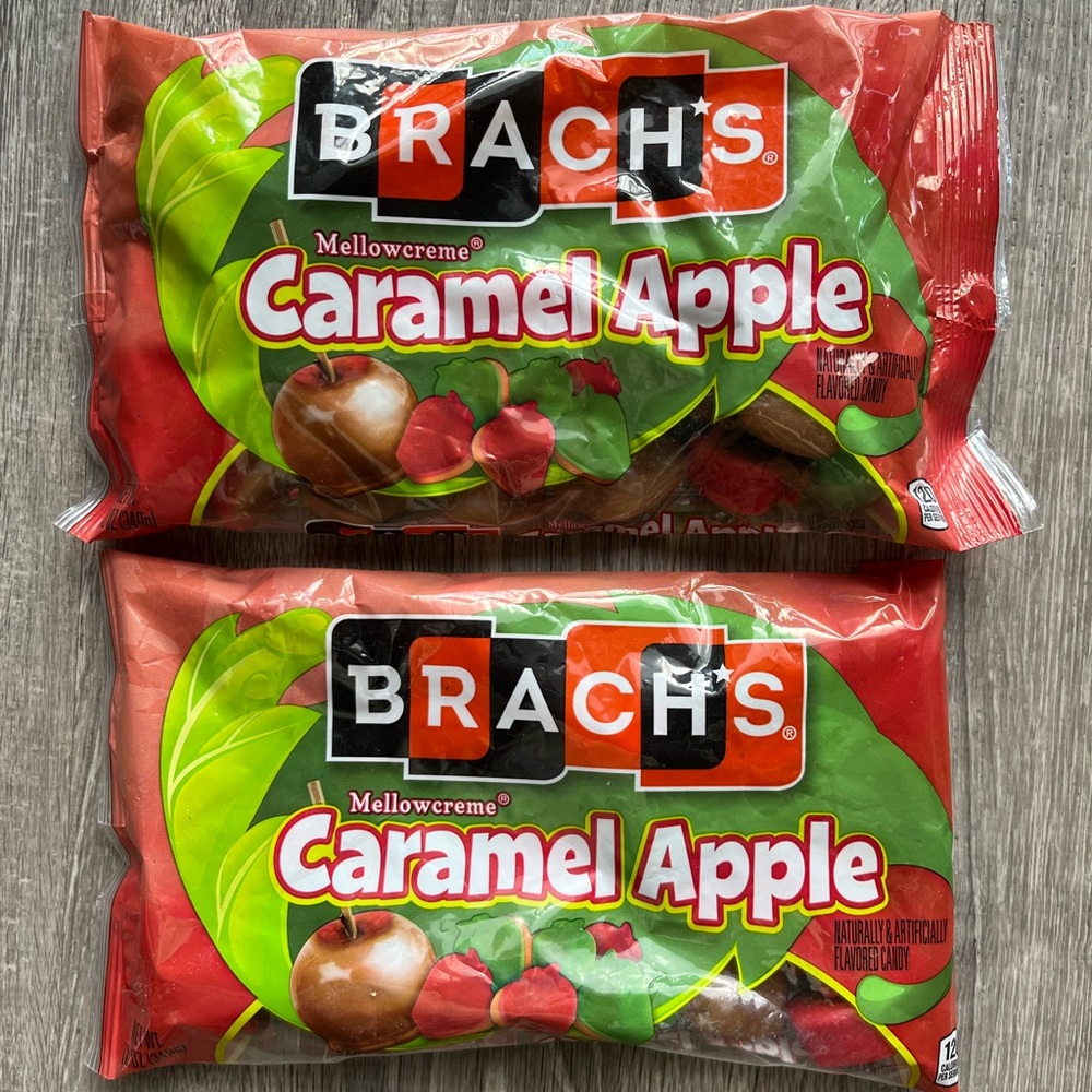 LIMITED EDITION Brachs Caramel Apple Candy corn Lot of 2